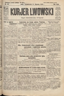 Kurjer Lwowski : organ demokratycznej inteligencji. 1926, nr 20