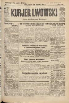 Kurjer Lwowski : organ demokratycznej inteligencji. 1926, nr 23