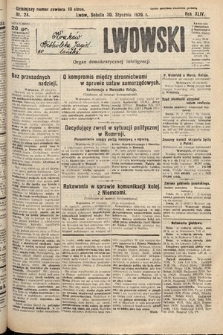 Kurjer Lwowski : organ demokratycznej inteligencji. 1926, nr 24
