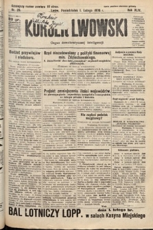Kurjer Lwowski : organ demokratycznej inteligencji. 1926, nr 26