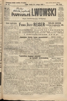 Kurjer Lwowski : organ demokratycznej inteligencji. 1926, nr 44