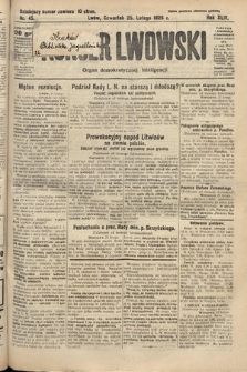 Kurjer Lwowski : organ demokratycznej inteligencji. 1926, nr 45