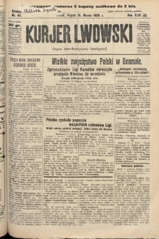 Kurjer Lwowski : organ demokratycznej inteligencji. 1926, nr 64