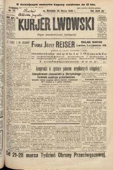 Kurjer Lwowski : organ demokratycznej inteligencji. 1926, nr 72