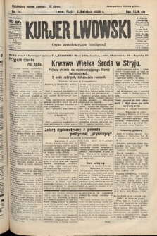 Kurjer Lwowski : organ demokratycznej inteligencji. 1926, nr 76