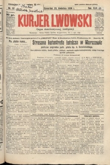 Kurjer Lwowski : organ demokratycznej inteligencji. 1926, nr 97