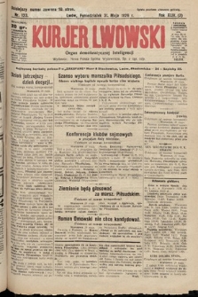 Kurjer Lwowski : organ demokratycznej inteligencji. 1926, nr 123