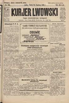 Kurjer Lwowski : organ demokratycznej inteligencji. 1926, nr 138