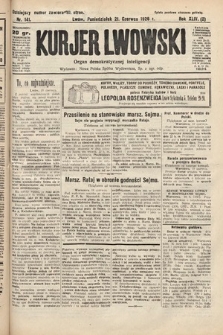 Kurjer Lwowski : organ demokratycznej inteligencji. 1926, nr 141