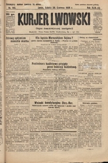 Kurjer Lwowski : organ demokratycznej inteligencji. 1926, nr 145