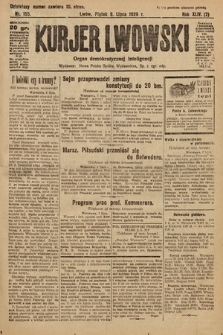 Kurjer Lwowski : organ demokratycznej inteligencji. 1926, nr 155