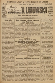 Kurjer Lwowski : organ demokratycznej inteligencji. 1926, nr 162