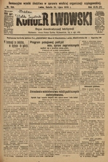 Kurjer Lwowski : organ demokratycznej inteligencji. 1926, nr 168