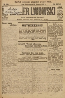 Kurjer Lwowski : organ demokratycznej inteligencji. 1926, nr 200