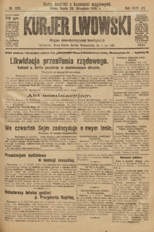 Kurjer Lwowski : organ demokratycznej inteligencji. 1926, nr 225