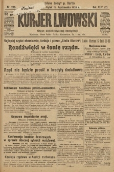 Kurjer Lwowski : organ demokratycznej inteligencji. 1926, nr 239