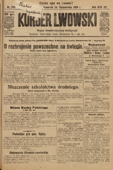 Kurjer Lwowski : organ demokratycznej inteligencji. 1926, nr 250