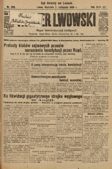 Kurjer Lwowski : organ demokratycznej inteligencji. 1926, nr 258