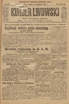 Kurjer Lwowski : organ demokratycznej inteligencji. 1926, nr 275