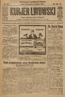 Kurjer Lwowski : organ demokratycznej inteligencji. 1926, nr 283