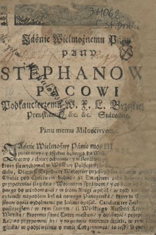 Diarivsz Prawdziwy Expediciey Korony Polskiey y Wielkiego Xięstwa Litewskiego. : Przeciw Osmanowi Cesarzowi Tureckiemu w Roku 1621. Pod Chocimem w Wołoszech Fortunnie odprawowaney