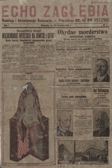 Echo Zagłębia. 1929, nr 1