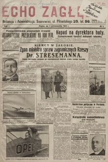Echo Zagłębia. 1929, nr 6