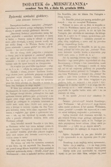 Mieszczanin : organ miast mniejszych i miasteczek : dwutygodnik polityczny, ekonomiczny i społeczny. 1895, nr 24