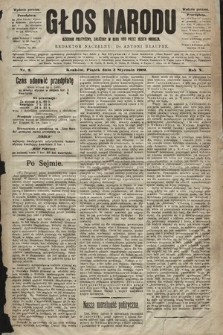 Głos Narodu : dziennik polityczny, założony w roku 1893 przez Józefa Rogosza (wydanie poranne). 1902, nr 2