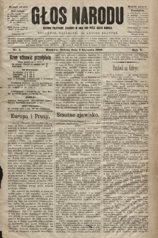 Głos Narodu : dziennik polityczny, założony w roku 1893 przez Józefa Rogosza (wydanie poranne). 1902, nr 3