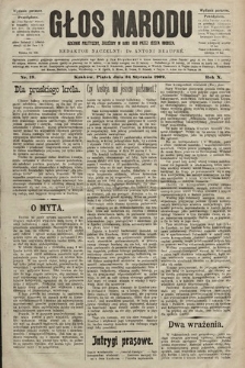 Głos Narodu : dziennik polityczny, założony w roku 1893 przez Józefa Rogosza (wydanie poranne). 1902, nr 19
