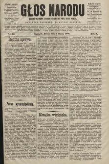 Głos Narodu : dziennik polityczny, założony w roku 1893 przez Józefa Rogosza (wydanie poranne). 1902, nr 53