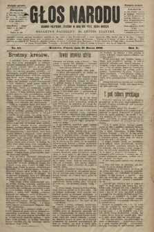 Głos Narodu : dziennik polityczny, założony w roku 1893 przez Józefa Rogosza (wydanie poranne). 1902, nr 67