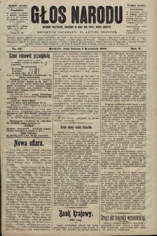 Głos Narodu : dziennik polityczny, założony w roku 1893 przez Józefa Rogosza (wydanie poranne). 1902, nr 79