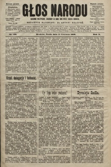 Głos Narodu : dziennik polityczny, założony w roku 1893 przez Józefa Rogosza (wydanie poranne). 1902, nr 131