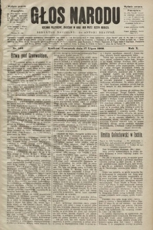 Głos Narodu : dziennik polityczny, założony w roku 1893 przez Józefa Rogosza (wydanie poranne). 1902, nr 162