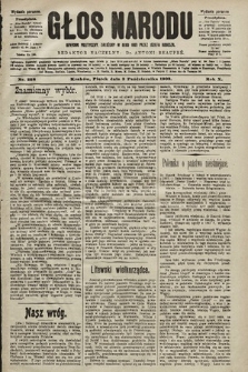 Głos Narodu : dziennik polityczny, założony w roku 1893 przez Józefa Rogosza (wydanie poranne). 1902, nr 228