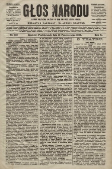 Głos Narodu : dziennik polityczny, założony w roku 1893 przez Józefa Rogosza (wydanie poranne). 1902, nr 238