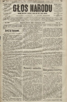 Głos Narodu : dziennik polityczny, założony w roku 1893 przez Józefa Rogosza (wydanie poranne). 1902, nr 257