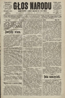 Głos Narodu : dziennik polityczny, założony w roku 1893 przez Józefa Rogosza (wydanie poranne). 1902, nr 282