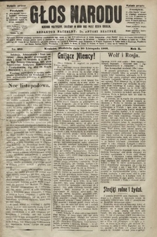 Głos Narodu : dziennik polityczny, założony w roku 1893 przez Józefa Rogosza (wydanie poranne). 1902, nr 285
