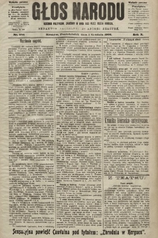 Głos Narodu : dziennik polityczny, założony w roku 1893 przez Józefa Rogosza (wydanie poranne). 1902, nr 286