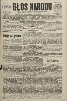 Głos Narodu : dziennik polityczny, założony w roku 1893 przez Józefa Rogosza (wydanie poranne). 1902, nr 292