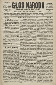 Głos Narodu : dziennik polityczny, założony w roku 1893 przez Józefa Rogosza (wydanie poranne). 1902, nr 301