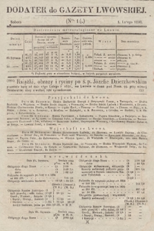 Dodatek do Gazety Lwowskiej : doniesienia urzędowe. 1840, nr 14