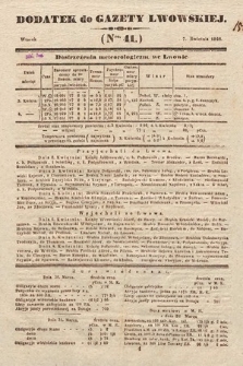 Dodatek do Gazety Lwowskiej : doniesienia urzędowe. 1846, nr 41