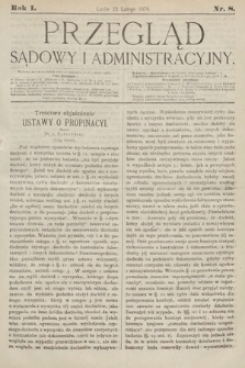 Przegląd Sądowy i Administracyjny. 1876, nr 8