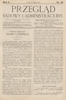 Przegląd Sądowy i Administracyjny. 1876, nr 12
