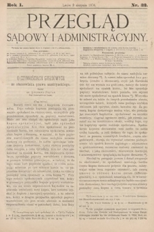 Przegląd Sądowy i Administracyjny. 1876, nr 32