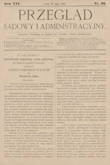 Przegląd Sądowy i Administracyjny. 1882, nr 22